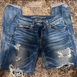 American Eagle Boyfriend Jeans.